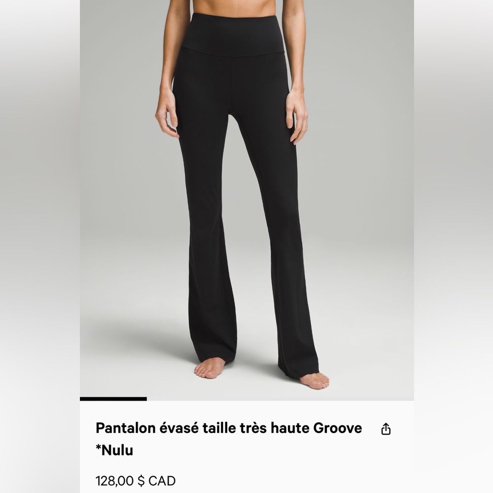 Nulu flare pants high rise